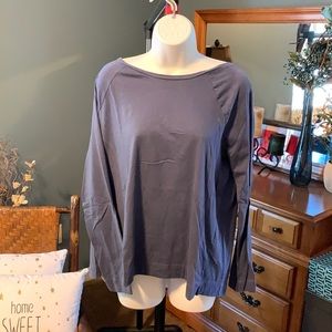 Loft mixed media top